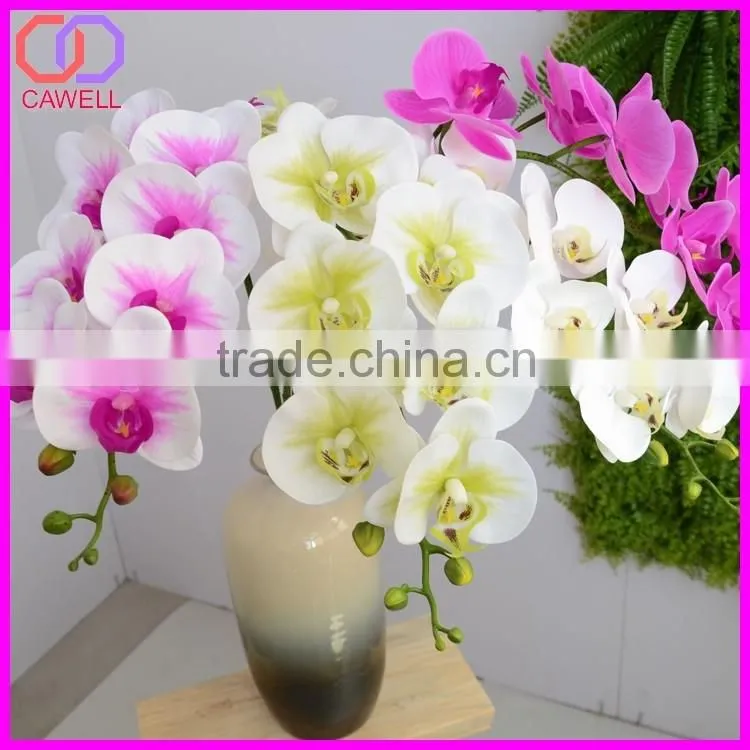 real touch nice wedding silk purple artificial phalaenopsis