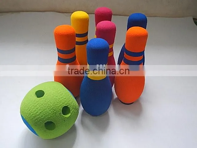 2016 mini bowling ball set,6 bowling pin and one ball