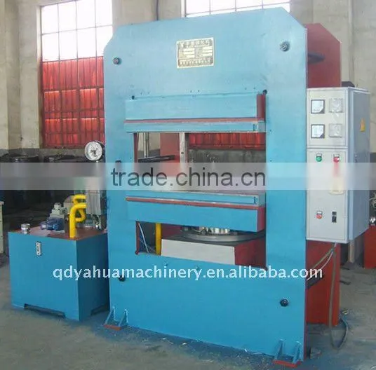 Four Column Type 2 Stations Rubber Shoe Sole Making Machine/Rubber Wheel Plate Rubber Vulcanizer/Curing Press