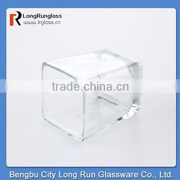 LongRun 6.7oz new square design short drinking glass cup and mug wholesale