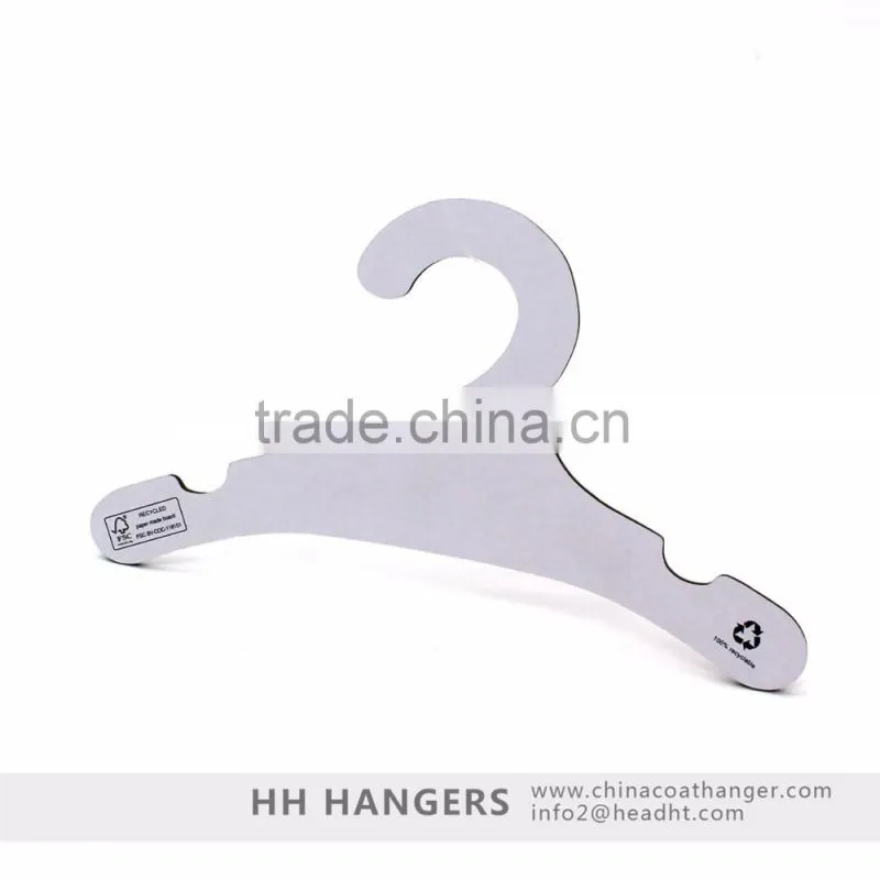 Printed paper cardboard Hanger Eco-friendly and recycable hanger