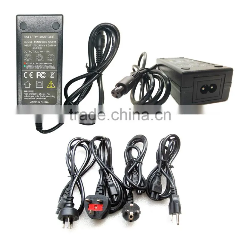 2015 hot USA electric scooter battery charger 48V