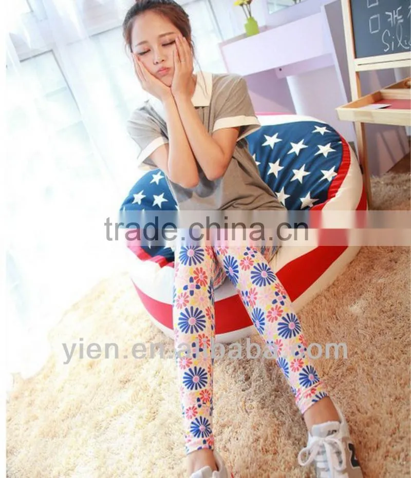 Winter Cashmere Leggings , New Designer Women Flower Printed Leggings