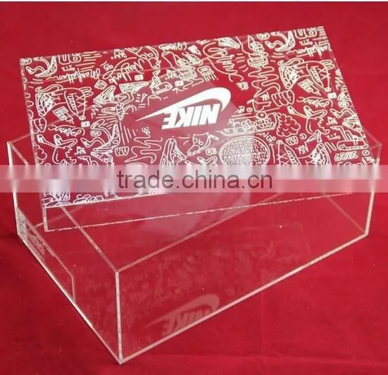 hot sale clear acrylic shoe display box