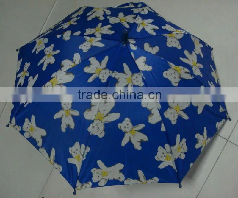 15inch promotional wholesale children umbrella with full printing