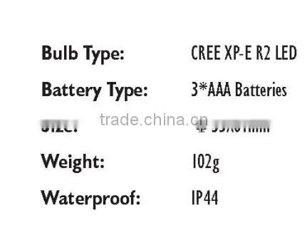 2015 New Fashion Top Quality Wholesale Led Headlamp Aa Battery
