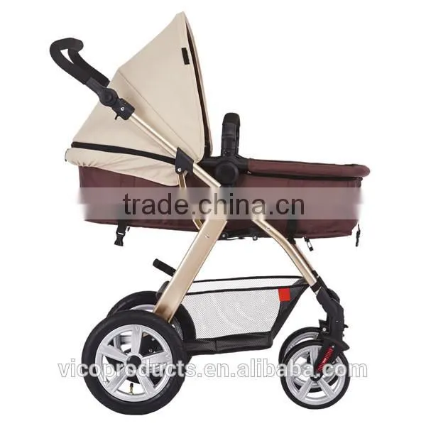 EN1888 good aluminum frame 2 in 1 baby stroller