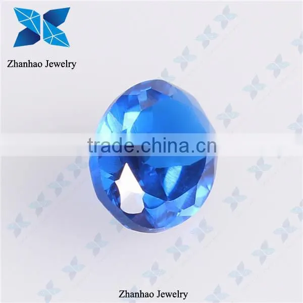 Oval cut rough synthetic spinel colored gems