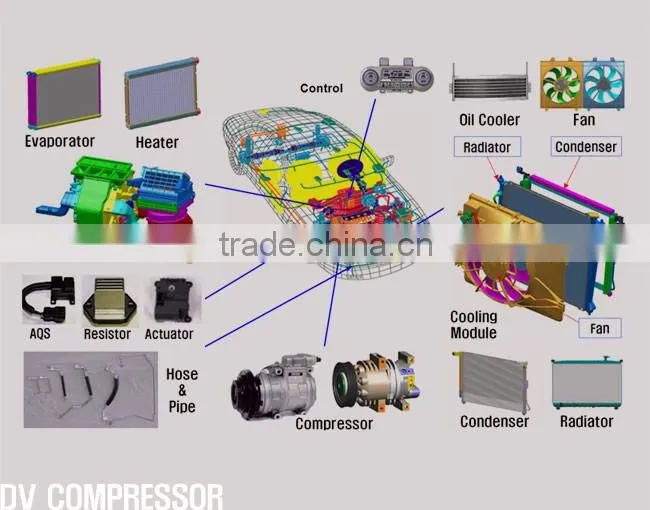 KOREAN CAR GENUINE COMPRESSOR FOR AIR CONDITION