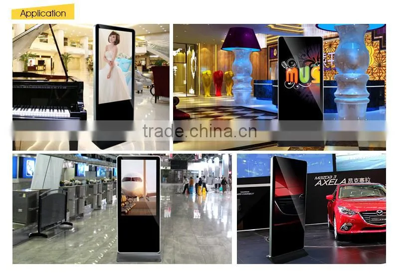 Usb flash drive 1080P floor standingandroid system interactive 46 inch lg tv lcd display panel