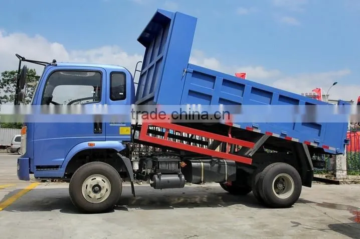 China Top brand SINOTRUK 4*2 115 hp tipper trucks for sale