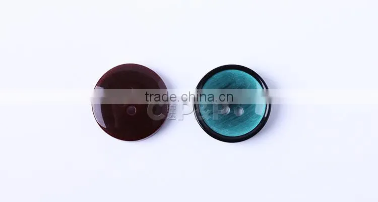 Colorful new arrival 4 holes sewing polyester resin button