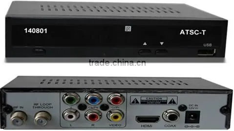 Good quality digital tv converter set top box ATSC receiver 56-866MHz