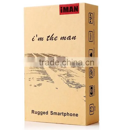 iMAN i8800 Smartphone IP68 MSM8916 Quad Core 1GB 8GB 5.5 Inch HD Screen Black&Yellow