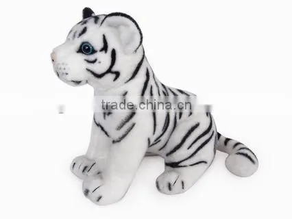 factory wholesale realistic plush toys sitting snow leopard stuffed plush jungle animal toy super soft plush brown leopard