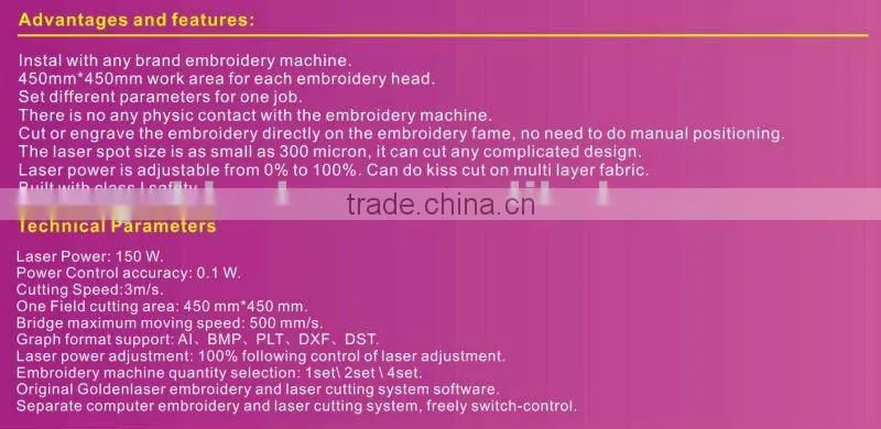 Bridge Type Laser Embroidery,Laser Embroidery System