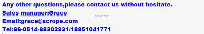 2 inch nylon rope/mooring rope/8 strand polypropylene rope