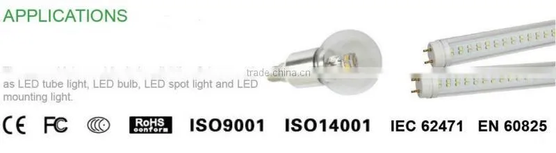 0.1W 0.12W 0.2W 0.5W 13-65lm pure,ware natural cold white , smd 2835 bridgelux , Epistar chip led