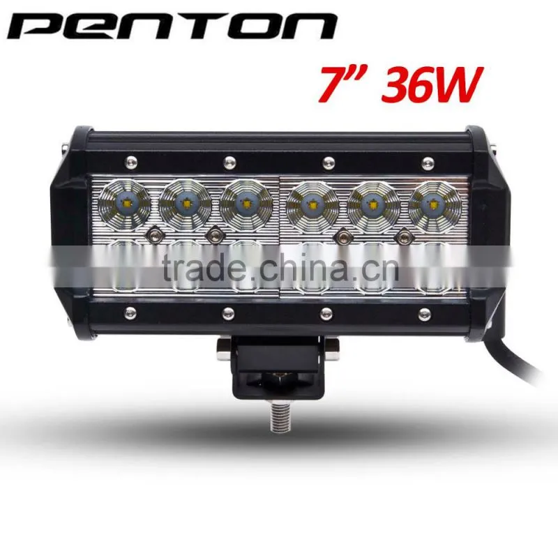 Penton 7" 36W Led Light Bar 4x4 ATV UTV Waterproof Flood Led Light Bar