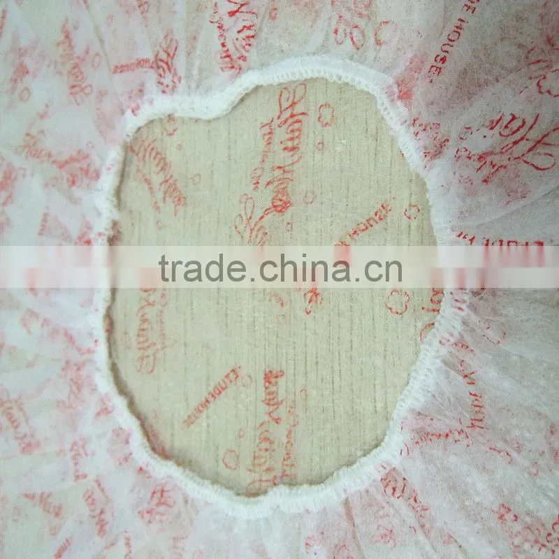 Printed Assorted Colors disposable printed shower cap