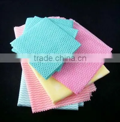 Oil absorbent car wash Cross lapping Single Pack Wet Wipes Cleaning Wipes Nonwoven Fabric