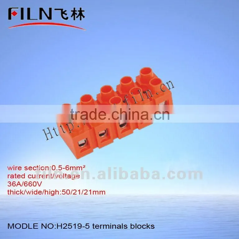 H2519-3 pin header terminal block