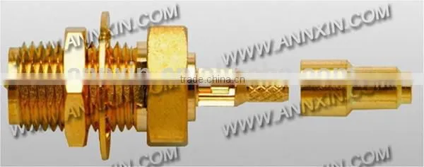 Durable hot sell sma type bulkhead connector rg174