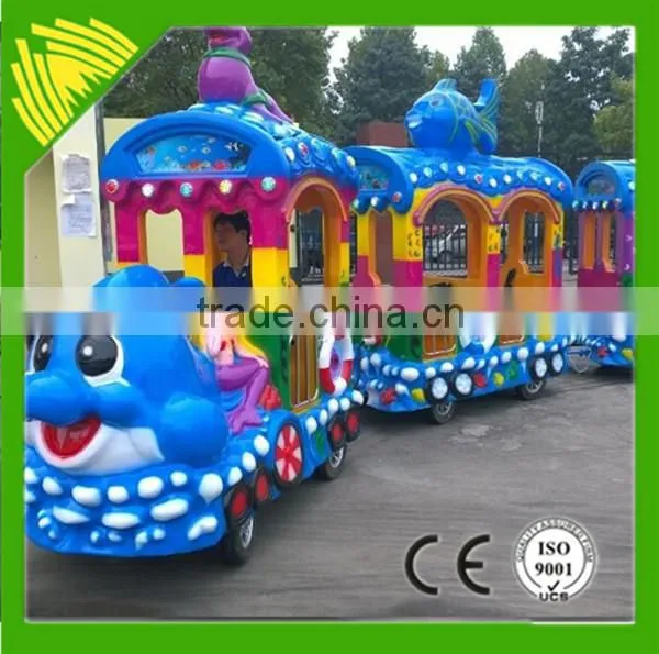 New Type Equipment Amusement Rides Mini Train For kidsTrack And Trackless