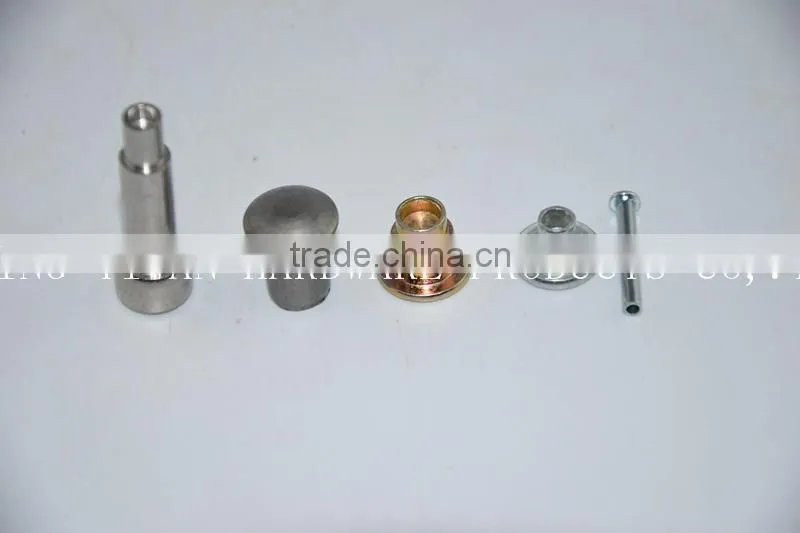 OEM/ODM semitubular rivets standard non standard fasterners stainless steel manufacturer