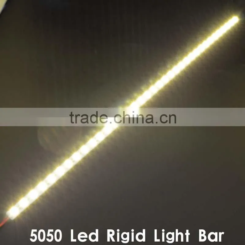Waterproof Frost Cover Metal Cap DC12V 50cm 5050 SMD 36Leds/50cm Led Rigid Bars Strip light Bulbs Aluminum Slot