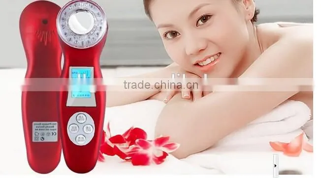 2016 latest vacuum cavitation ultrasonic photon facial massage