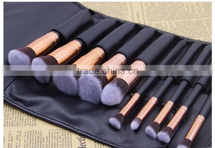 Hot Selling10pcs private label cosmetic makeup brush