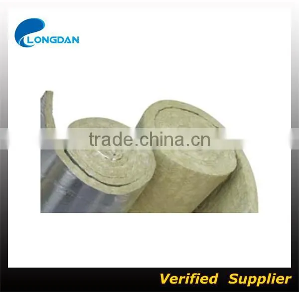 High Quality Cheaper Thermal Insulation Fire-proof Rock Wool Roll Oven with Glass Tissue Cloth