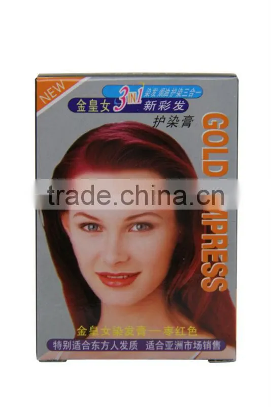 3 IN 1 Golden Empress Nurse & Dye Hair Dew/Hair Dye Cream