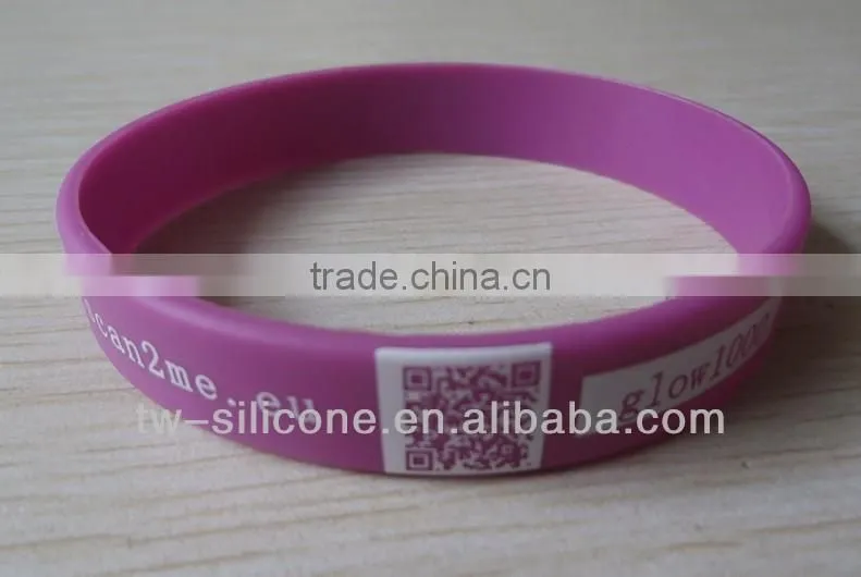 Christmas promotional cheap smart silicon bracelet with custom logo