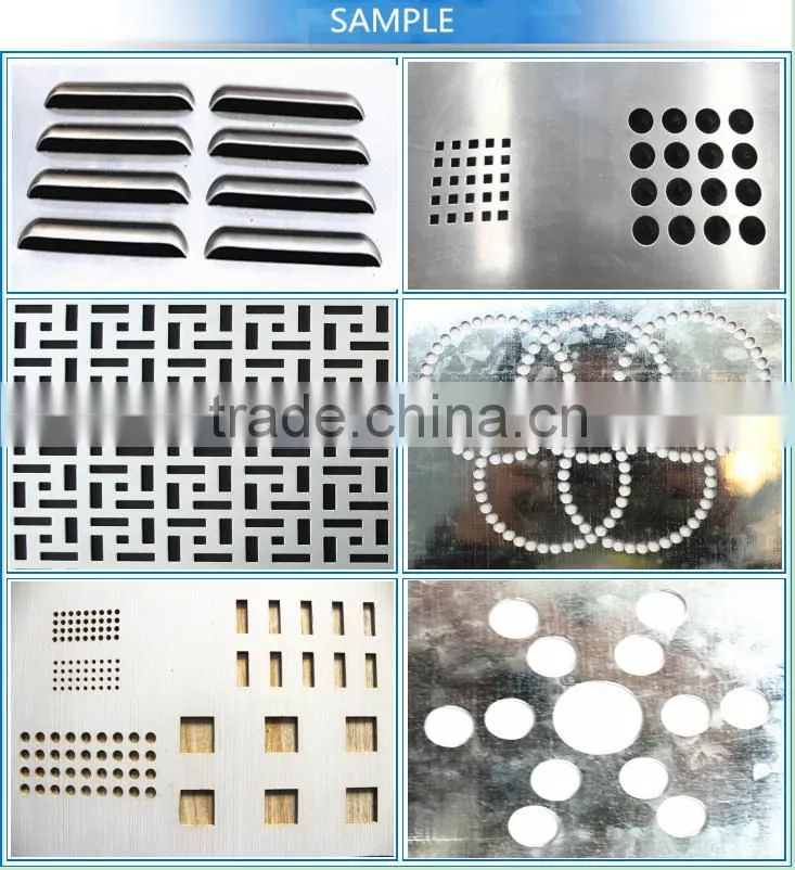 cnc turret punching machine for stainless steel products making