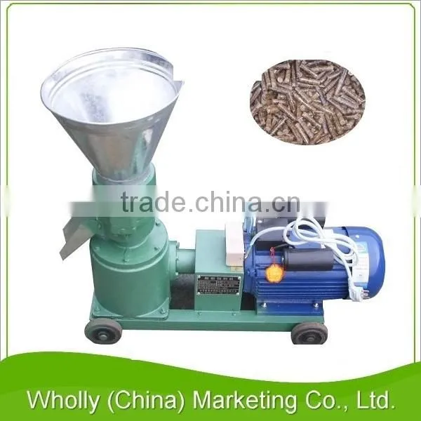 Small output flat die biomass wood pellet machine price