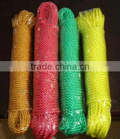 natural color changing twisted rope 3-48mm 3-strand or 4-strand for sale