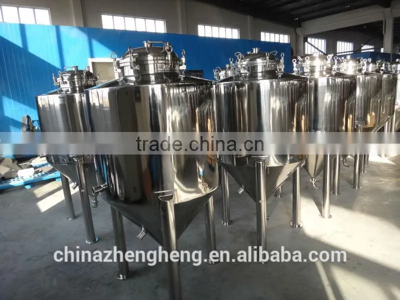 Stainless steel bright beer tank with insulation