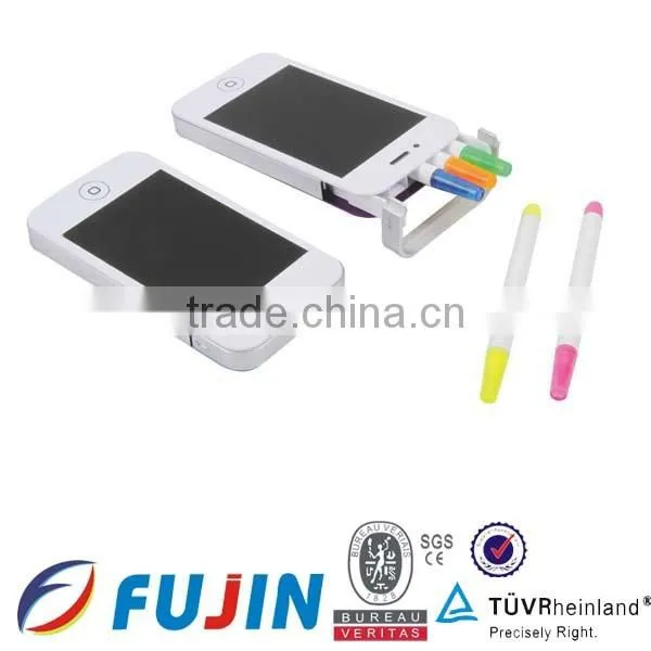 2*1 syringe/injection highlighter with memo and base/Needle cylinder pen/combo highlighter pens made in china