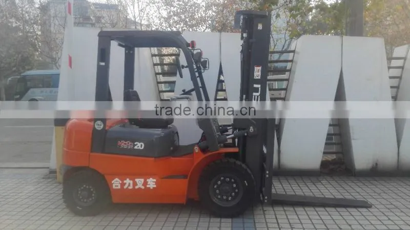 China Top1 Forklift Brand 2ton 4 wheel counterbalance diesel forklift truck