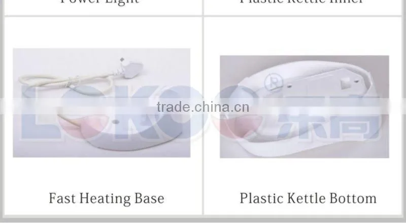 Wholesale Mini Plastic Kettle for Promotion Gift ,1 Liter ,White,Bule,Colorful,with CE
