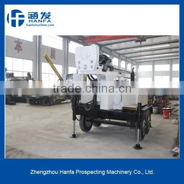 rock expert, HF150T rock drilling rig with DTH hammer or tricone bit