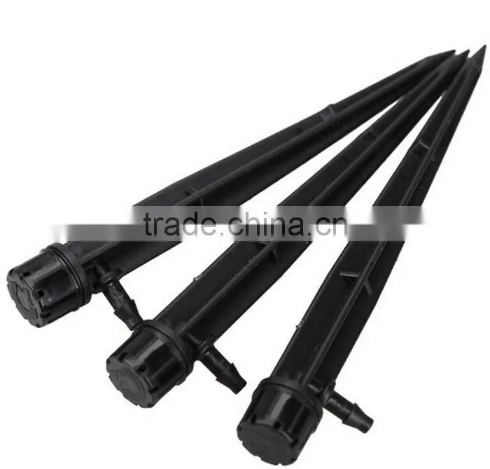 8206C garden flower irrigation tool full circle adjustable plastic drip irrigation with spike