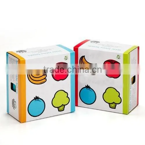 kid toddler snack fruit salad bowl containe shatterproof food grade silicone