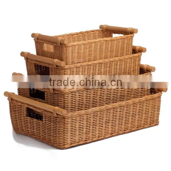 Wholesale Wicker cane Magzine CD Baskets