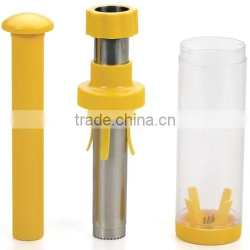 Factory Wholesale No Mess Stainless Steel Deluxe Corn Stripper