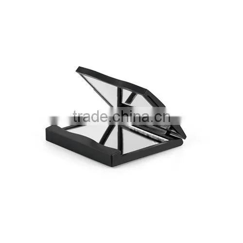 Hot selling double side square compact mirror with magnifier