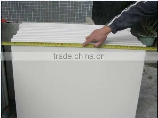 Custom sized Glacier white Acrylic solid surface table top
