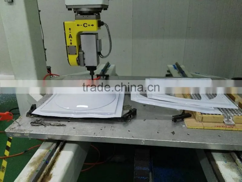custom bliter plasitc white PMMA lampshade for LED light